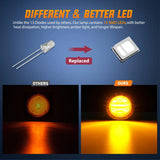 Nilight 2.5 Inch Amber 13 Leds Round Marker Clearance Light (Pair), view 3