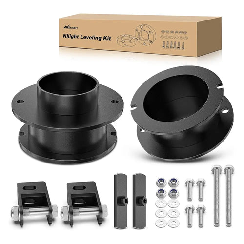 Nilight 2.5 Inch Front Leveling Lift Kit for 2014 2015 2016 2017 2018 2019 2020 2021 2022 2023 Dodge ram 2500 4WD 2013 2014 2015 2016 2017 2018 2019 2020 2021 2022 ram 3500 4WD Spring Spacers and Shock Extenders Lift Kits