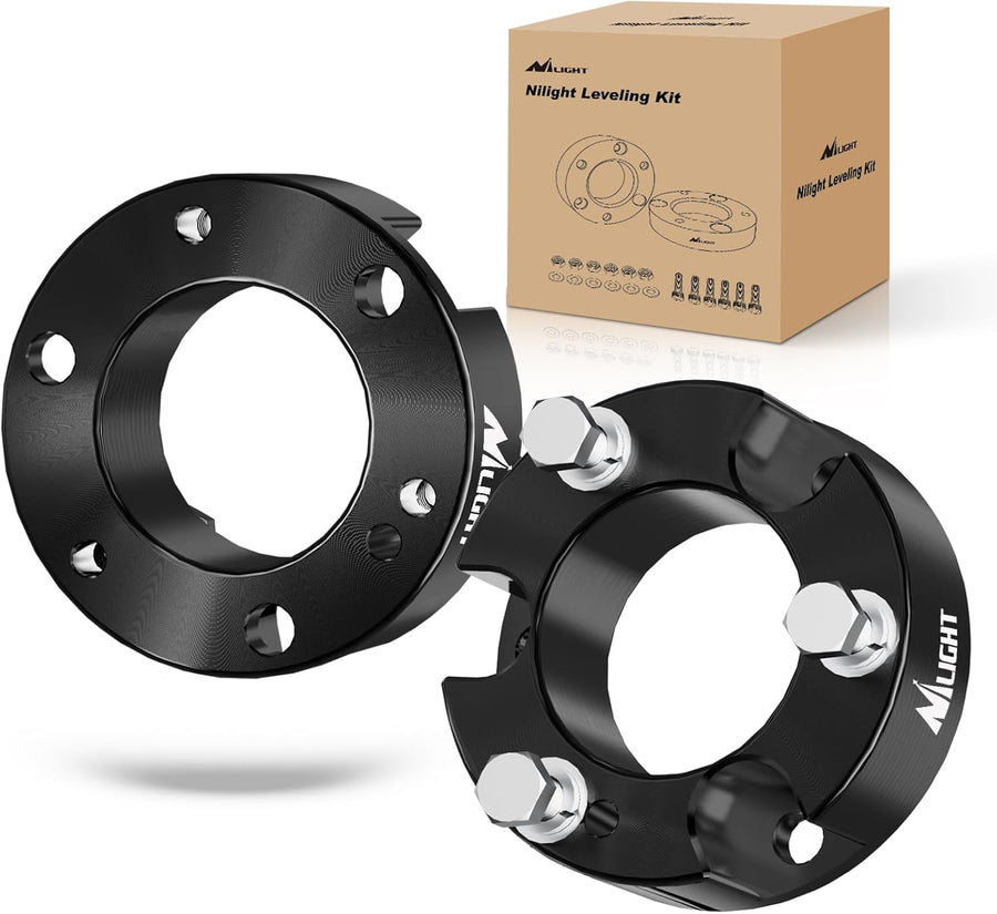 Nilight 2.5inch Leveling Lift Kit for 2019 2020 2021 2022 Ford Ranger 2WD 4WD Front Raise Suspension Strut Spacers