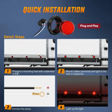 Nilight 2.5 Inch Red 13 Leds Round Marker Clearance Light (4 Pcs), view 5