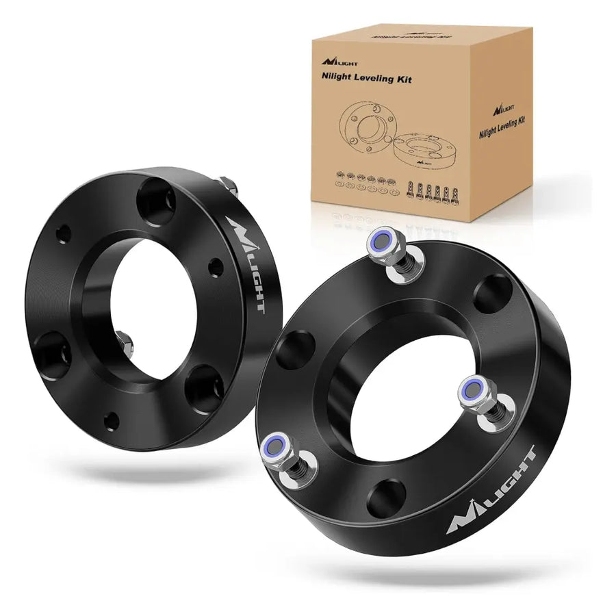 Nilight 2 Inch Front Leveling Lift Kit for 2004 2005 2006 2007 2008 2009 2010 2011 2012 2013 2014 2015 2016 2017 2018 2019 2020 2021 2022 2023 Ford F150 Suspension Level Kit