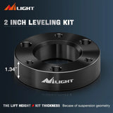 Nilight 2 Inch Front Leveling Lift Kit for 2004 2005 2006 2007 2008 2009 2010 2011 2012 2013 2014 2015 2016 2017 2018 2019 2020 2021 2022 2023 Ford F150 Suspension Level Kit, view 2
