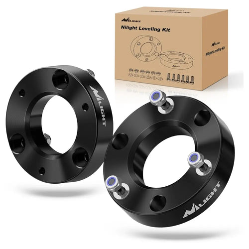 Nilight 2 Inch Front Leveling Lift Kit for 2007 2008 2009 2010 2011 2012 2013 2014 2015 2016 2017 2018 2019 2020 2021 2022 2023 Chevy Silverado 1500/GMC Sierra 1500