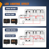 Nilight 2 Gang Switch Panel With QC3.0 & PD Charger And Voltmerter with Orange Backlit, view 3