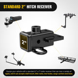Nilight 2 Inch Rear Trailer Hitch Receiver Class 3 Tow Towing Hitch & Cover Kit for Dodge Ram 1500 2019 2020 2021 2022 2023 2024 2025 with Hitch Cover, view 4