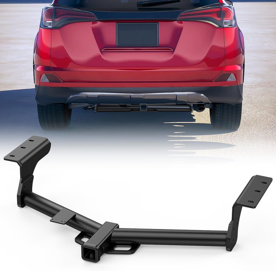 Nilight 2 Inch Receiver Tow Hitch for Toyota RAV4 2006-2018 | Class 3 Trailer Hitch for 2006 2007 2008 2009 2010 2011 2012 2013 2014 2015 2016 2017 2018 Black Powder Coated
