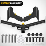 Nilight 2 Inch Receiver Tow Hitch for Toyota RAV4 2006-2018 | Class 3 Trailer Hitch for 2006 2007 2008 2009 2010 2011 2012 2013 2014 2015 2016 2017 2018 Black Powder Coated, view 2