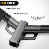 Nilight 2 Inch Receiver Tow Hitch for Toyota RAV4 2006-2018 | Class 3 Trailer Hitch for 2006 2007 2008 2009 2010 2011 2012 2013 2014 2015 2016 2017 2018 Black Powder Coated, view 3