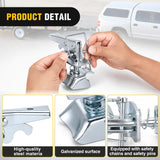 2 Inch Trailer Coupler Repair Kit with Chain 3500 lb Capacity | Fit for Nilight Straight Trailer Coupler 2 Inch 2.5 Inch 3 Inch Channels, view 5