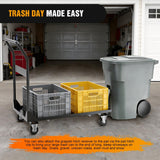 Nilight 2 Inch Trash Can Hauler Grabber Hitch Receiver Heavy Duty Garbage Hauling Towing Hitch Attachment Fit for Lawn Mower Garden Tractors Black, view 6