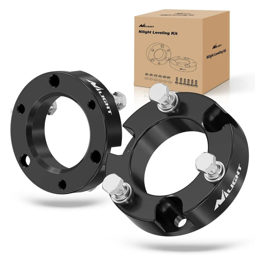 Nilight 2 inch Leveling Lift Kit For 1999 2000 2001 2002 2003 2004 2005 2006 Toyota Tundra 2WD 4WD Front Raise Suspension Strut Spacers
