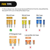 Nilight 2 Pack Micro 3 Fuse Tap Add-a-Circuit Blade Style Expandable Circuit Tap Adapter Powers 12 Volt Underbody Underglow Interior Lights & Accessories 3Pcs 5A Fuses Included, view 6