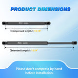 Nilight 2 PCS Lift Support Struts Replacement for Dodge Ram 2500 3500 4500 2010 2011 2012 2013 2014 2015 2016 2017 Front Hood Gas Springs Shock Rods, view 4