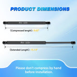 Nilight 2 PCS Lift Support Struts Replacement for Hyundai Sonata 2011 2012 2013 2014 Front Hood Gas Springs Shock Rods, view 4