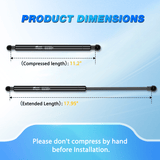 Nilight 2 PCS Lift Support Struts Replacement for Toyota 4Runner 2003 2004 2005 2006 2007 2008 2009 Front Hood Gas Springs Shock Rods, view 4