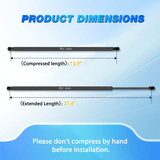 Nilight 2 PCS Lift Support Struts Replacement for Toyota Camry 2007 2008 2009 2010 2011 Front Hood Gas Springs Shock Rods, view 4