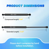 Nilight 2 PCS Lift Support Struts Replacement for 2006 2007 2008 2009 2010 2011 2012 2013 BMW 3 Series 323i 325xi 328i 328xi etc Front Hood Gas Springs Shock Rods, view 4