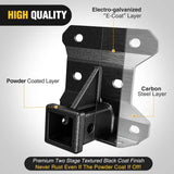 Nilight 2 Inch Rear Bumper Tow Trailer Hitch Receiver Kit For 2017+ Can Am Maverick X3/2017+ Can Am Maverick Turbo/Max Turbo/X DS/X RS Turbo, view 4