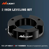 Nilight 2 Inch Leveling Lift Kit For 2007 2008 2009 2010 2011 2012 2013 2014 2015 2016 2017 2018 2019 2020 2021 2022 Toyota Tundra 2WD 4WD Front Raise Suspension Strut Spacers, view 2