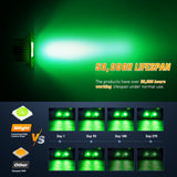 Nilight Flush Mount LED Light Pods 2 PCS 42 W Green Upgraded Spot Flood Combo Bumper Driving Fog Lights Fishing Hunting Emergency Safety Signal Light for UTV Pickup Van Boat Tractor, view 6