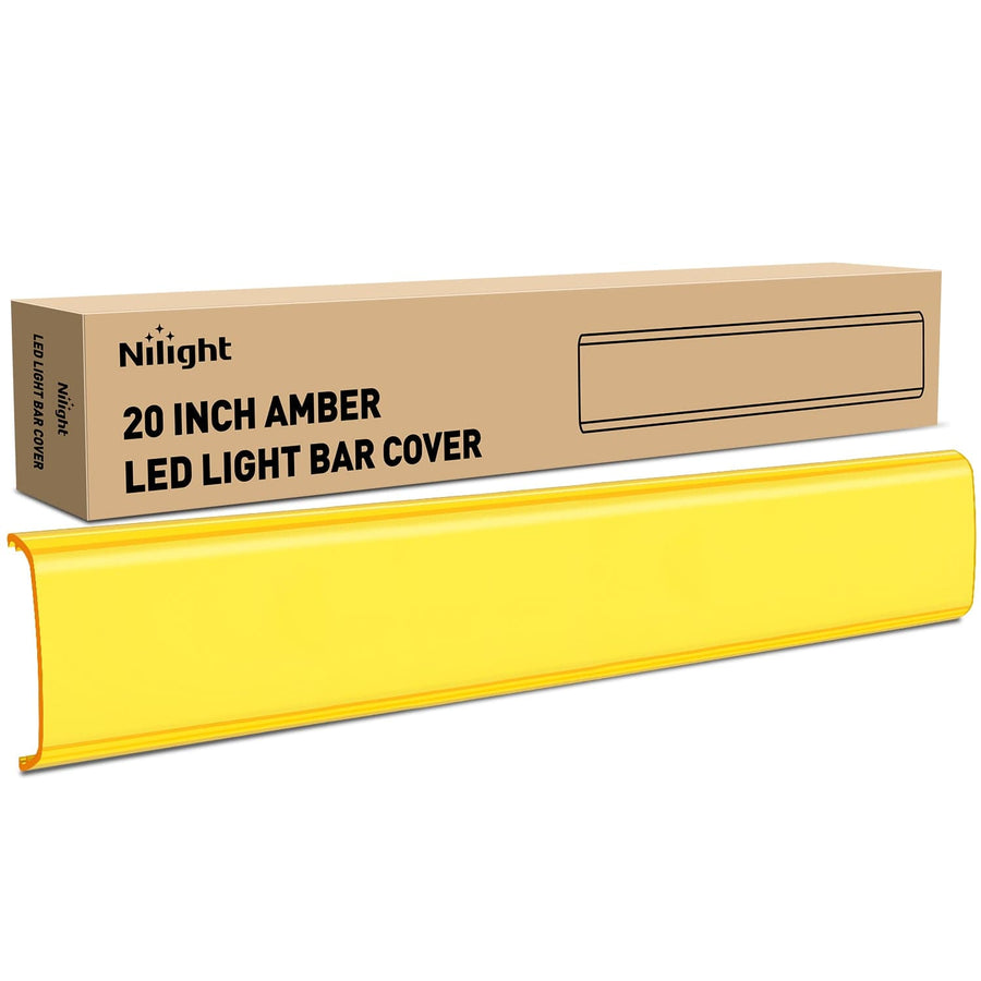 Nilight 20 inch Amber Yellow Light Bar Cover