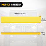 Nilight 20 inch Amber Yellow Light Bar Cover, view 4