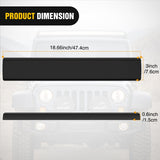 Nilight 20 inch Black Light Bar Cover, view 4