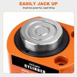 Nilight 20 Ton Hydraulic Cylinder Jack Porta Power Ram, Heavy Duty Low Profile 0.47 Inch Stroke Automatically Retract Mini Jack Ram Single Acting Lifting Cylinders for Machinery Shipbuilding, Orange, view 4