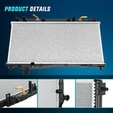 Nilight 2001 2002 2003 2004 2005 Honda Civic & Acura EL L4 1.7L Radiator, view 3