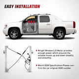 Nilight 2001 2002 2003 2004 2005 2006 Chevrolet Avalanche Silverado Suburban GMC Sierra Yukon XL 1500 2500 3500 Front Passenger Side Power Window Regulator, view 6