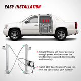 Nilight 2001 2002 2003 2004 2005 2006 Chevrolet Avalanche Silverado Suburban GMC Sierra Yukon XL 1500 2500 3500 Rear Passenger Side Power Window Regulator, view 6