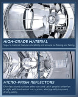 Nilight 2002 2003 2004 2005 Dodge Ram 1500 2500 3500 Headlight Assembly Chrome Case Clear Reflector, view 5