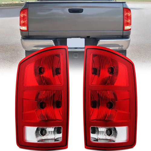 Nilight 2002 2003 2004 2005 2006 Dodge Ram 1500 2003 2004 2005 2006 Dodge Ram 2500 3500 Taillight Assembly Rear Lamp Replacement OE Style w/Bulbs Driver Passenger Side