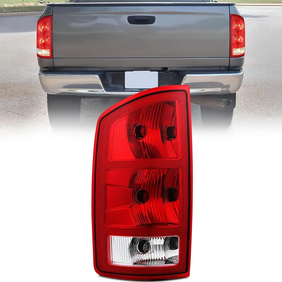 Nilight 2002 2003 2004 2005 2006 Dodge Ram 1500 2003 2004 2005 2006 Dodge Ram 2500 3500 Taillight Assembly Rear Lamp Replacement OE Style w/Bulbs Driver Side