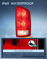 Nilight 2002 2003 2004 2005 2006 Dodge Ram 1500 2003 2004 2005 2006 Dodge Ram 2500 3500 Taillight Assembly Rear Lamp Replacement OE Style w/Bulbs Passenger Side, view 4