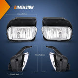 Nilight 2002 2003 2004 2005 2006 2007 Chevy Silverado 1500 2500 3500 2002 2003 2004 2005 2006 Avalanche Fog Light Assembly, view 6