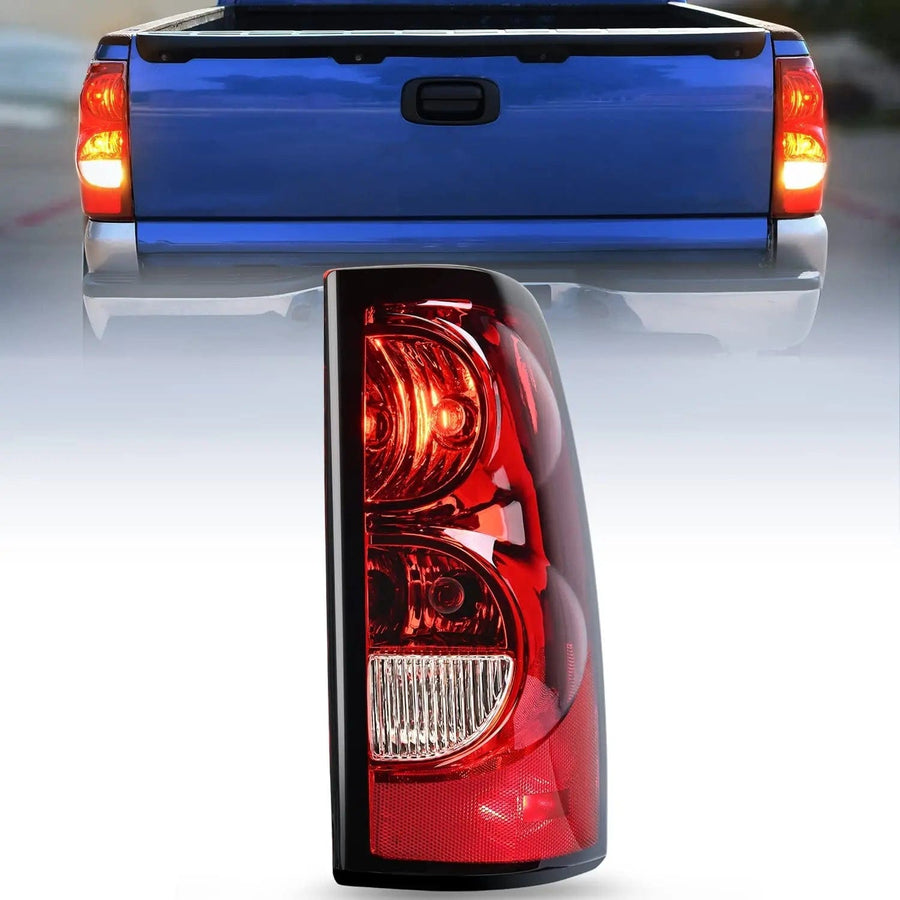 Nilight 2003 2004 2005 2006 Chevy Silverado 1500 1500HD 2500 2500HD 3500 2007 Chevy Silverado 1500 2500 3500 Classic Tail light Assembly Passenger Side