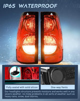 Nilight 2003 2004 2005 2006 Chevy Silverado 1500 1500HD 2500 2500HD 3500 2007 Chevy Silverado 1500 2500 3500 Classic Tail light Assembly, view 4