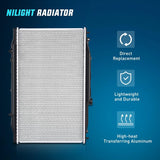 Nilight 2003 2004 2005 2006 2007 Honda Accord 2.4L FWD Radiator, view 2
