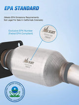 Nilight 2003 2004 2005 2006 2007 2008 Toyota Corolla/Matrix/Pontiac Vibe 1.8L Catalytic Converter, view 2