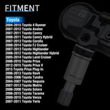 Nilight 2003 2004 2005 2006 2007 2008 2009 2010 2011 2012 2013 2014 2015 2016 2017 Toyota 4Runner FJ Cruiser Prius Lexus CT ES Scion Tire Pressure Monitor Sensor, view 2