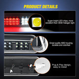 Nilight 2004 2005 2006 2007 2008 Ford F150 Lobo 2007 2008 2009 2010 Ford Explorer Sport Trac Third Brake Light, view 3