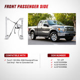 Nilight 2004 2005 2006 2007 2008 Ford F150 Standard/Crew Cab Front Passenger Side Power Window Regulator, view 6