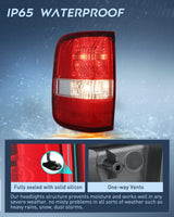 Nilight 2004 2005 2006 2007 2008 Ford F150 Taillight Assembly Rear Lamp Replacement OE Style Red Housing Driver Side, view 4