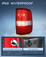 Nilight 2004 2005 2006 2007 2008 Ford F150 Taillight Assembly Rear Lamp Replacement OE Style Red Housing Passenger Side, view 3