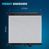 Nilight 2004 2005 2006 2007 2008 2009 2010 2011 2012 Chevrolet Colorado & 2004 2005 2006 2007 2008 2009 2010 2011 2012 GMC Canyon & 2006 2007 2008 Isuzu i280 i290 i350 i370 2.8L 2.9L 3.5L 3.7L Radiator, view 4