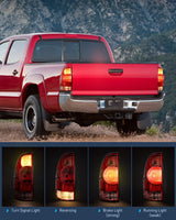 Nilight 2005 2006 2007 2008 2009 2010 2011 2012 2013 2014 2015 Toyota Tacoma Taillight Assembly Rear Lamp Replacement OE Style Driver Side, view 3