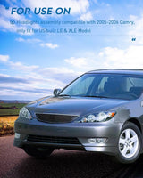 Nilight 2005 2006 Toyota Camry LE XLE SE Headlight Assembly Black Case Amber Reflector Clear Lens, view 6