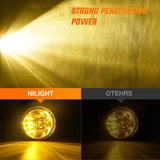 Nilight 2005 2006 2007 Nissan Armada 2004 2005 2006 2007 2008 2009 2010 2011 2012 2013 2014 2015 Titan Fog Light Assembly Amber Lens 880 Bulbs, view 6