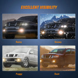 Nilight 2005 2006 2007 Nissan Armada 2004 2005 2006 2007 2008 2009 2010 2011 2012 2013 2014 2015 Titan Fog Light Assembly Smoke Lens 880 Bulbs, view 4
